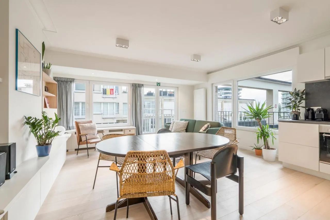 Ferienwohnung Modern And Bright Seaside App W Seaview & Terrace Ostende