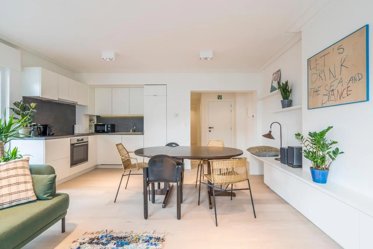 Ferienwohnung Modern And Bright Seaside App W Seaview & Terrace Ostende Apartment